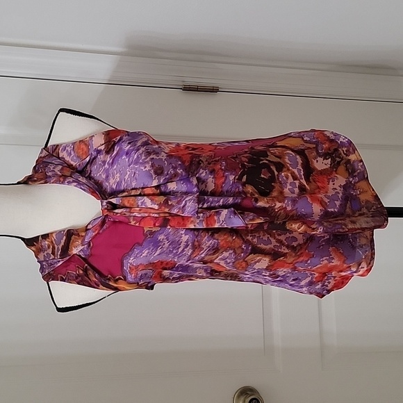 Adiva Size S Sleeveless Tie Neck Blouse, Excellent Used Condition - Picture 1 of 11